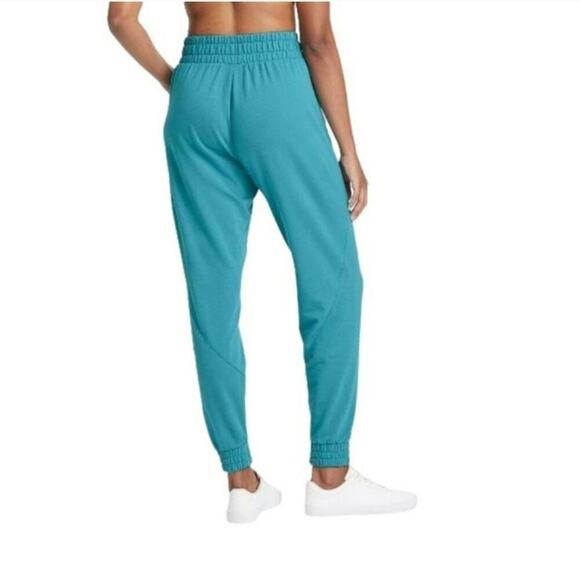 [B4] All in Motion Women's Mid Rise Jogger Pants, Teal Green Size 4X - Picture 2 of 5